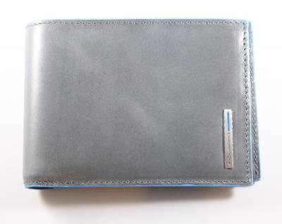 PORTAFOGLIO UOMO CON PORTAMONETE BLUE SQUARE