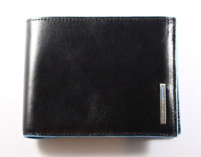 PORTAFOGLIO UOMO CON PORTAMONETE E PORTADOCUMENTI BLUE SQUARE