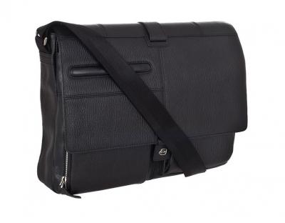 Messenger Grande porta iPad/Pc in pelle Piquadro Linea Kripto
