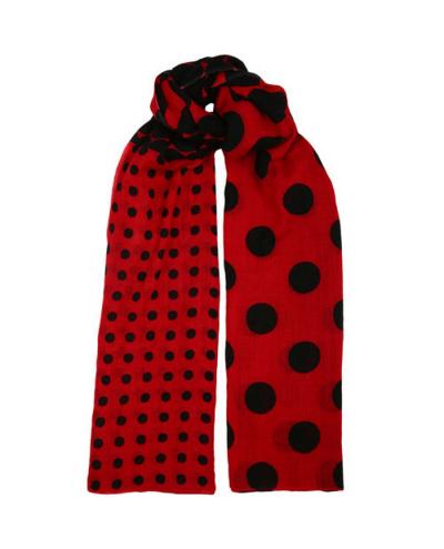 W'S GEOMETRIC WOOL SCARF