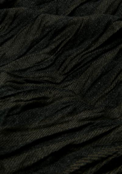 sciarpa uomo con frange in tessuto wrinkled microrigato