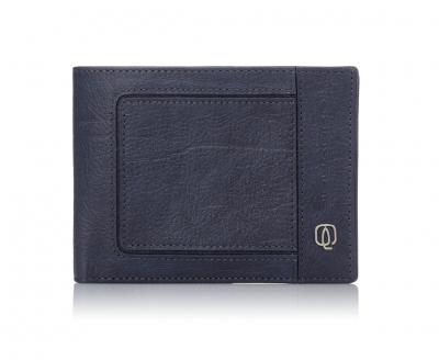 Portafoglio uomo in pelle con portamonete e porta carte di credito Vibe