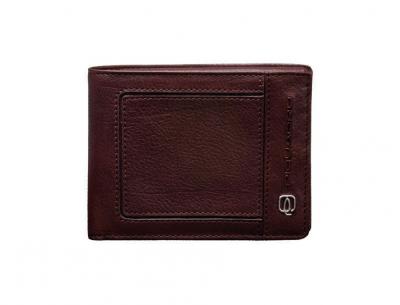 Portafoglio uomo pocket con portamonete, porta carte di credito e volantino Vibe