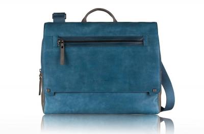 Messenger zippata porta computer con manico e compartimento porta iPad®Air/Air2 imbottito Tau