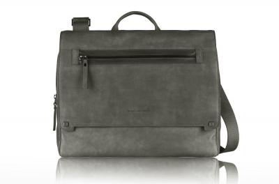 Messenger zippata porta computer con manico e compartimento porta iPad®Air/Air2 imbottito Tau