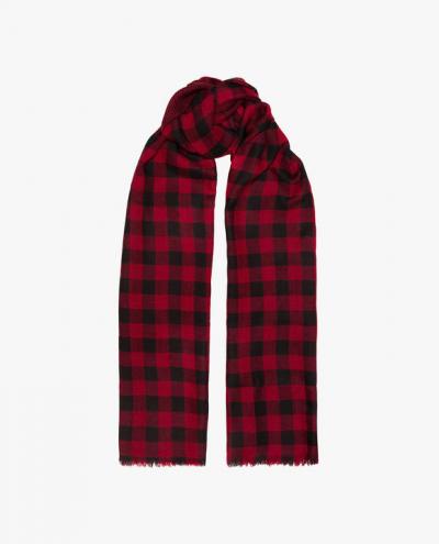 CHECK SCARF