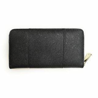 PORTAFOGLIO ZIP AROUND STAMPA SAFFIANO