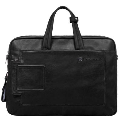 BORSA IN PELLE A DUE MANICI FISSI CON PORTA iPad/iPad®Air VIBE