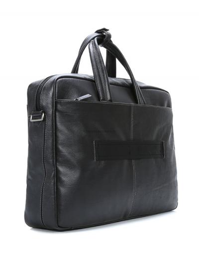 BORSA IN PELLE A DUE MANICI FISSI CON PORTA iPad/iPad®Air VIBE