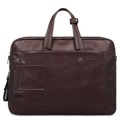 BORSA IN PELLE A DUE MANICI FISSI CON PORTA iPad/iPad®Air VIBE