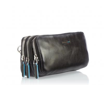 ASTUCCIO A TRE COMPARTI BLUE SQUARE