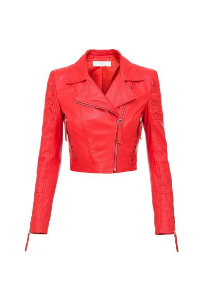 GIACCA CORTA IN PELLE