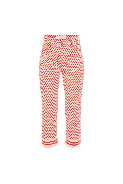 PANTALONE CAPRI STAMPA CUBI