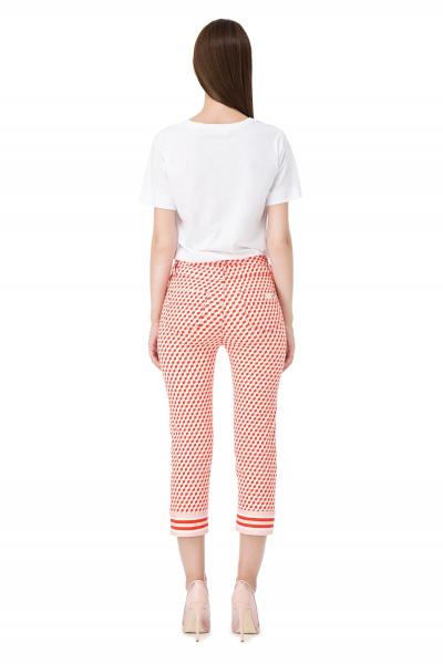 PANTALONE CAPRI STAMPA CUBI