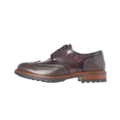 SCARPA STRINGATA IMPUNTURATA