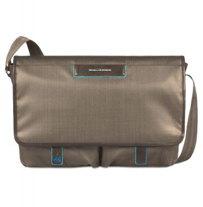 Messenger con due tasche frontali e organizzazione interna estraibile porta PC e porta iPad®mini Aki