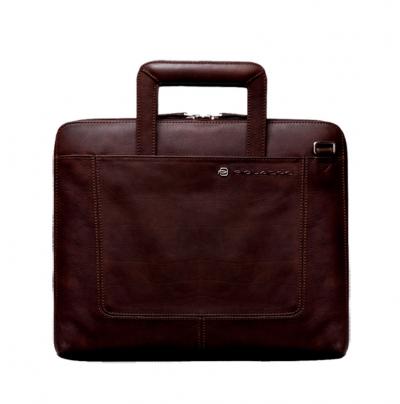 Portablocco in pelle formato A4 con manici a scomparsa, tracolla e porta iPad/iPad®Air Vibe