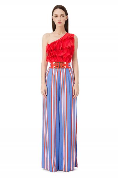 PANTALONE A PALAZZO CON CINTURA