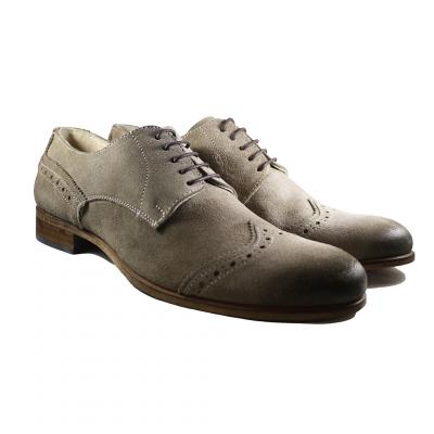 SCARPA STRINGATA EFFETTO SCAMOSCIATO