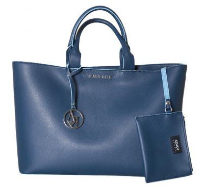 BORSA SHOPPER IN SIMILPELLE SAFFIANO