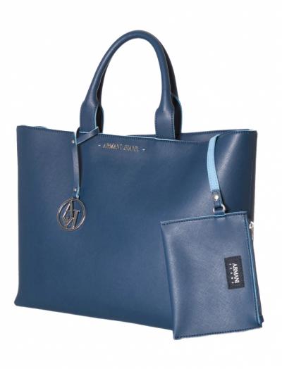 BORSA SHOPPER IN SIMILPELLE SAFFIANO