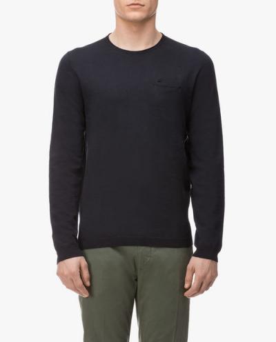 DRY SLUB CREW SWEATER