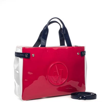 BORSA SHOPPER CON LOGO E TRACOLLA