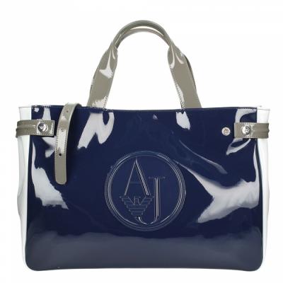 BORSA SHOPPER CON LOGO E TRACOLLA