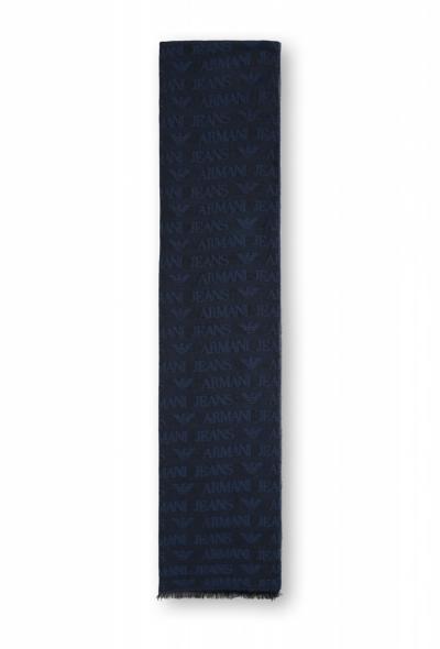 SCIARPA IN COTONE MODAL LOGO ALL OVER