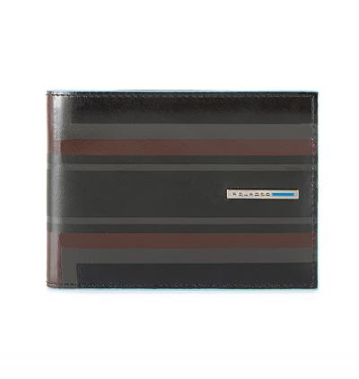 PORTAFOGLIO UOMO CON PORTAMONETE BLUE SQUARE