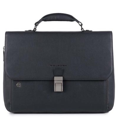 Cartella espandibile porta computer con patta, porta iPad®Air/Pro 9,7 e CONNEQU Black Square
