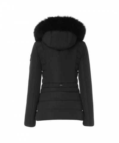 Piumino slim con collo in pelo TURMALET