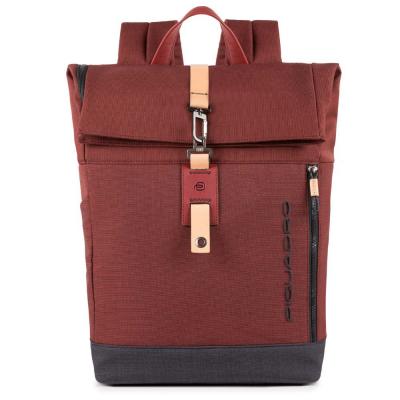 Zaino roll top porta PC con protezione antiurto, tasca portabottiglia, chiusura con moschettone Blade