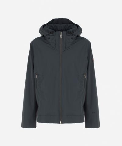 SHINY FIELD JACKET IN TESSUTO LAMINATO