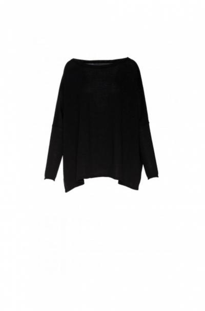 MAGLIA VIOLA WIDE SWEATER