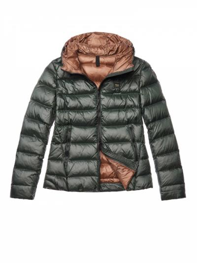 PIUMINO DONNA CON CAPPUCCIO IMBOTTITO COLE