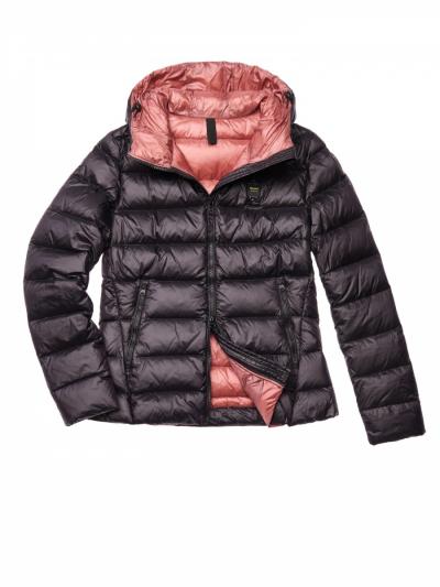 PIUMINO DONNA CON CAPPUCCIO IMBOTTITO COLE