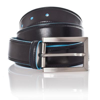 Cintura con fibbia ad ardiglione altezza 35mm Blue Square