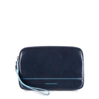 POCHETTE DA POLSO MASCHILE CON LACCIO BLUE SQUARE