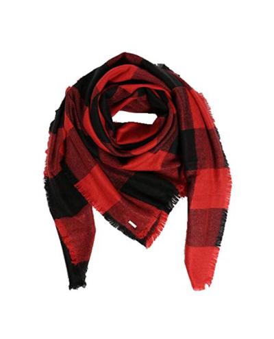 W'S CHECK SCARF