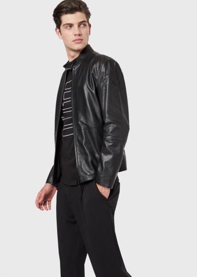 EMPORIO ARMANI CABAN IN PELLE