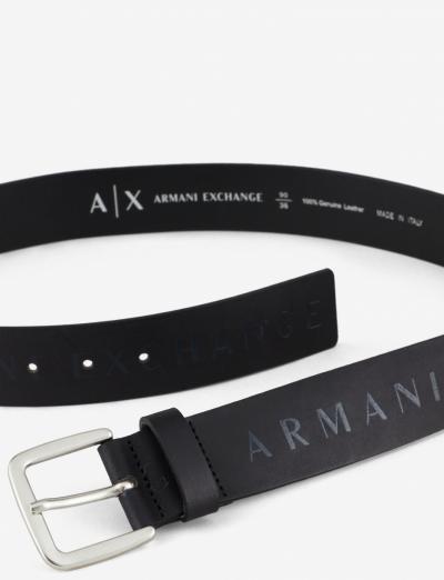 CINTURA PELLE ARMANI EXCHANGE CON LOGO