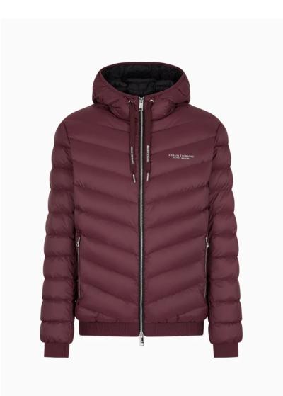 Piumino fullzip con cappuccio