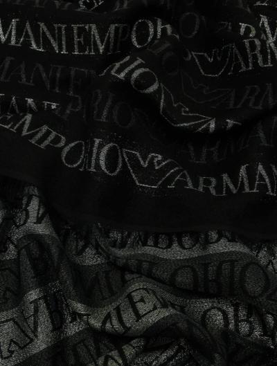 STOLA CON LOGO LUREX JACQUARD ALL OVER