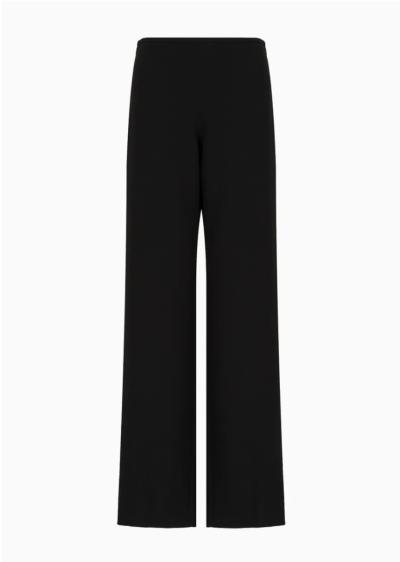 Pantaloni palazzo in cady crepe