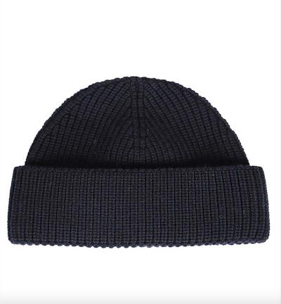 Emporio Armani LOGO-PATCH VIRGIN-WOOL Cappello