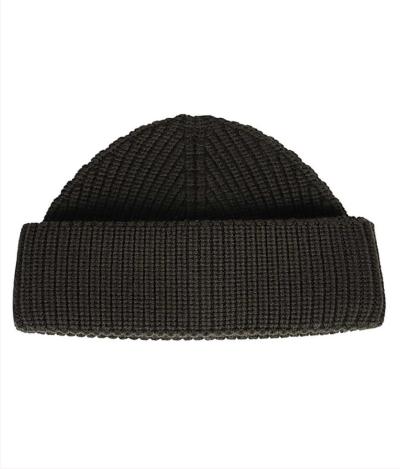 Emporio Armani LOGO-PATCH VIRGIN-WOOL Cappello