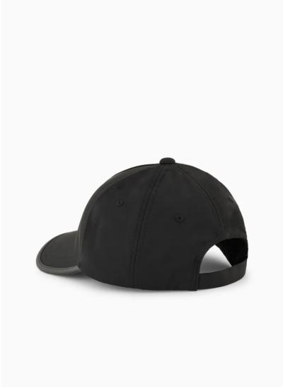 Cappello da baseball in nylon con ricamo timbro aquila