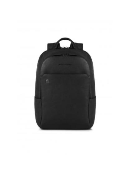 Zaino Piquadro porta pc in pelle Black Square nero