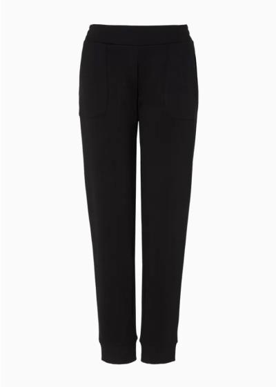 Pantaloni jogger in misto modal soft interlock